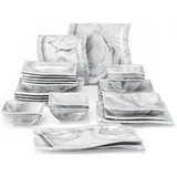 luxuskollektion Tafelservice 26-tlg. Grau