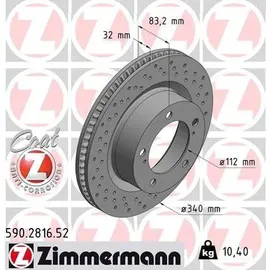 ZIMMERMANN Bremsscheibe 590.2816.52