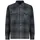 CMP Langarmhemd kariert Grau 3XL