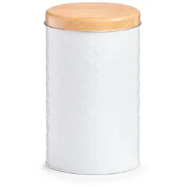 Zeller Scandi Keksdose rund weiß Ø 10,7 cm 1,37 l