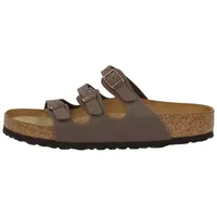 Birkenstock Florida Weichbettung Birko-Flor Nubuk mocca 42