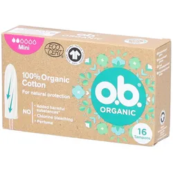 O.b® Bio-Tampons aus Bio-Baumwolle - Mini