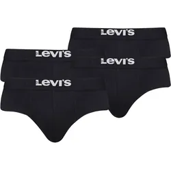 Slip Herren 4er Pack Stretch SCHWARZ|SCHWARZ S