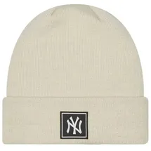 New Era Cuff Beanie Beige