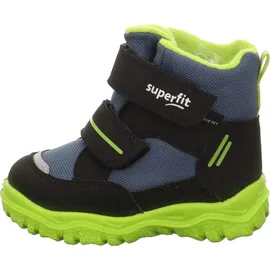 superfit HUSKY1 Klettverschluss Schwarz/Hellgrün 28