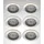 Trango 6er Set rund grau