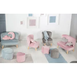 roba Kinderhocker Lil Sofa Sternform mauve
