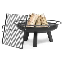 Natur24 Feuerschale Feuerschale Porto 70cm Rohstahl grau