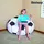 BESTWAY Football Air Chair Stuhl - Over Fußball-Luftsessel 114x112x66cm