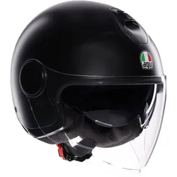 AGV Eteres Mono Jet Helm, zwart, XL Voorman