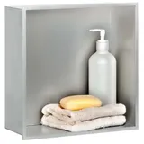 Dalsys Wandnische Edelstahl Moderne Duschnische 30x30x12cm Silber