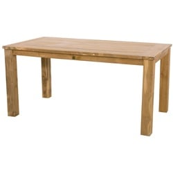 Lesli Living Gartentisch Gartentisch Tisch recycled Teak Holz 180x90cm braun