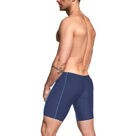 Aquarti Badehose Aquarti Herren Lange Badehose Dunkelblau/Blau S