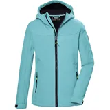 KILLTEC Mädchen Softshelljacke/Outdoorjacke mit Kapuze KOS 145 GRLS SFTSHLL JCKT, aqua, 164, 43258-000