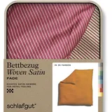 schlafgut »Woven Satin Fade mit feinen Streifen«, (1 St.), mit Farbverlauf, Mix & Match: passender Kissenbezug erhältlich