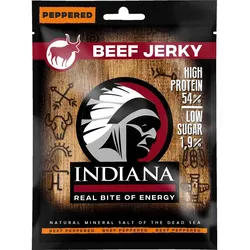 Indiana Jerky Beef Jerky Peppered Trockenfleisch/Jerky Rind 25 g