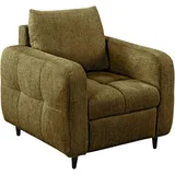 Lomoco Cocktailsessel, Olivgrün, Textil, Buche, Hartholz, Füllung: Silikon, Schaumstoffflocken, 90x88x91 cm, Wohnzimmer, Sessel, Cocktailsessel