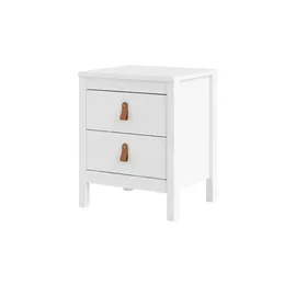 Home Affaire Nachtschrank  mit 2 Schubladen 43,6 x 38 x 54,1 cm Weiß