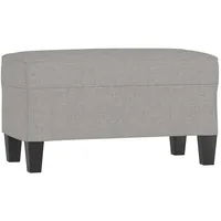 VidaXL Sitzbank Hellgrau 70x35x41 cm Stoff