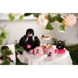 NICI Mäppchen Love Schwan mit Schlüsselring, Green