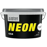SCHÖNER WOHNEN-Farbe Wandfarbe Neonfarbe  (Gelb, Seidenmatt, 1 l)