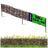Kadax Palisade 120 x 40 cm 10 Stück braun