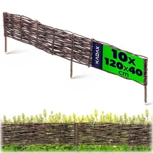Kadax Palisade 120 x 40 cm 10 Stück braun