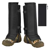 Snake Proof Chaps, Snake Bite Protection, Hunting Snake Gaiters, Waterproof Snakes Guards, Waterproof Snakes Proof Gaiters for Hunting and Hiking, Breathable Leg Guards with Adjustable Straps