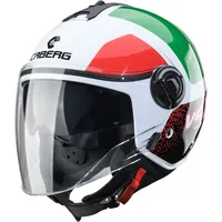 Caberg Riviera V4 X Alpha, Jethelm - Weiß/Rot/Grün/Schwarz -