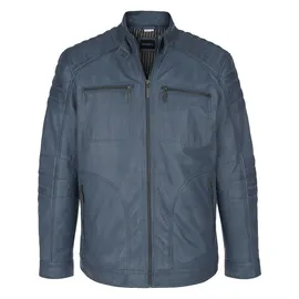 Babista Lederjacke ZANZINO Blau 54