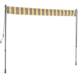 Konifera Klemmmarkise 250 x 150 cm Gelb/Grün