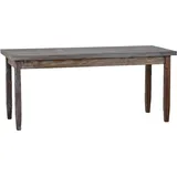 MiaMöbel Esstisch Cancun 120cm Massivholz Pinie Shabby Chic Mexiko Möbel Mexikanisch