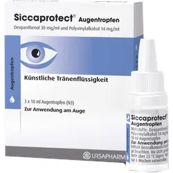 Siccaprotect Augentropfen 3X10 ml