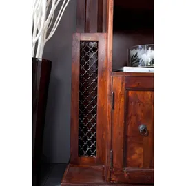 Massivmoebel24 Oxford Garderobe 97x36x199 braun