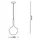 Ideal-Lux Kalique 1-flg. 1x E27 30 cm Grau