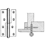Simonswerk Einstemmband BAKA® Q1 100,100mm,DR verzinkt
