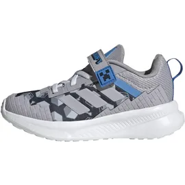 adidas Minecraft Fortarun 4.0 Kinder Glory Grey/Glory Grey/Lucid Ray Blue 34