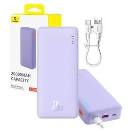 Baseus Airpow PPAP20K, Lithium Polymer (LiPo), 20000 mAh, Violett