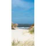 winwall Duschrückwand Duschrückwände ALU-Verbundplatte Dekor: Nordsee, (1-tlg), Wandverkleidung aus Alu blau 100 cm x 205 cm