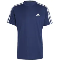 adidas Train Essentials 3-Streifen Training T-Shirt Dark Blue / White 2XL