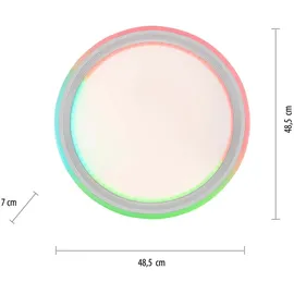 just light. LED-Deckenleuchte Spheric Weiß CCT & RGB Ø 48,5 cm