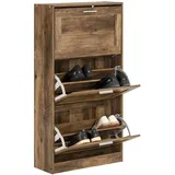 SoBuy Schuhschrank, Stanley (60 x 115 x 23 cm, Garderobe, Schuhaufbewahrung, Schuhkipper