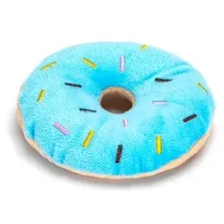 nobleza  - Plüsch-Hundespielzeug Donut blau