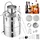 Vevor Wasser Alkohol Destillierer 30 L Distillieranlage 1800 W Edelstahl Schnapsbrennen Destilliergerät Komplettes Set Enthalten, Ende Produkte Obstweinen, Whisky, Schnaps, Champagner, Wodka usw.