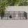 vidaXL Outdoor-Hundezwinger 11,58 m2 Stahl Schwarz