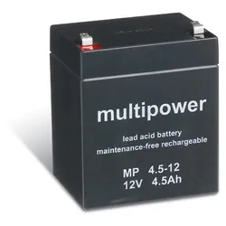 Multipower MP4,5-12 / 12V 4,5Ah Blei Akku AGM