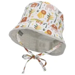 Sterntaler Wende-Fischerhut Tiere weiß, Babymode (6 - 24 Monate)