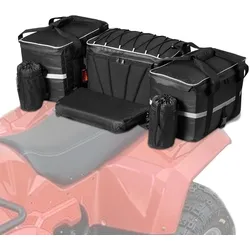 VEVOR 54L ATV UTV Hinten Lagerung Tasche Hecktasche Aufbewahrungstasche Schwarz