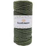 Baumwollkordel 3mm 100m, 46 Farben, Häkelkordel, Geflochten Baumwollkordel 3mm, Makramee Kordel, Makramee Garn, Premium Garn, Makramee Seil (Khaki)