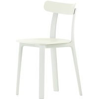 Vitra - All Plastic Chair, weiß, Kunststoffgleiter